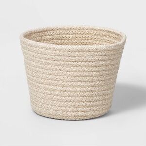 Brand New Brightroom Beige Decorative Coiled Rope Basket